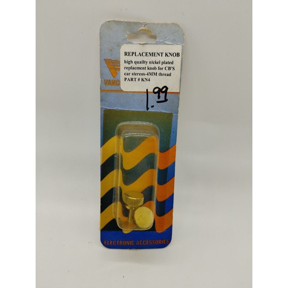 Vanco Replacement Knobs for CBs - Car Stereos 4mm Thread KN4